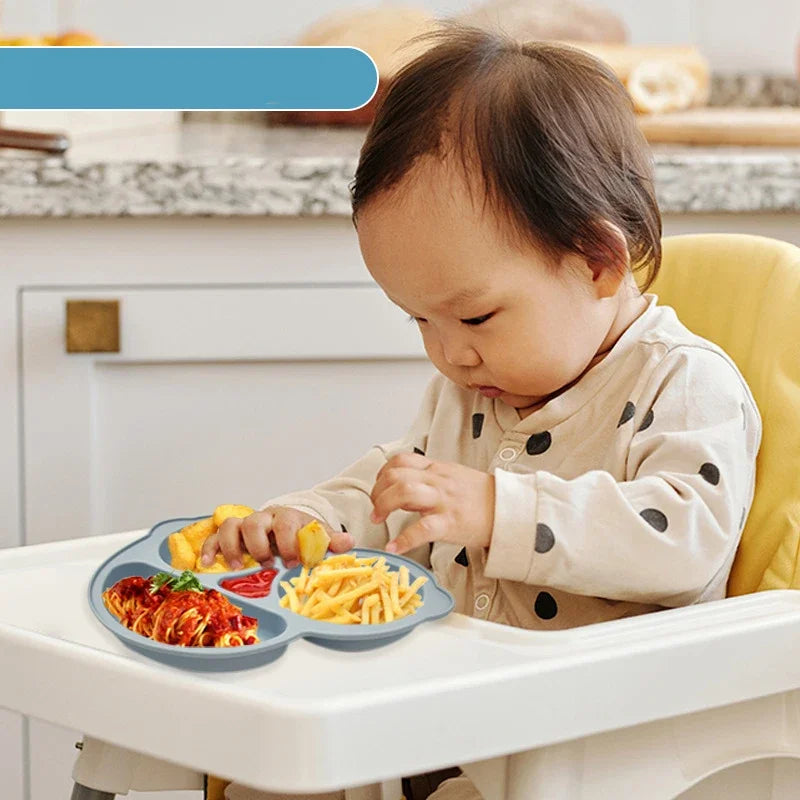 Assiette bébé GrignoteAuto™ : La Solution Innovante pour des Repas Amusants et Sans Dégâts