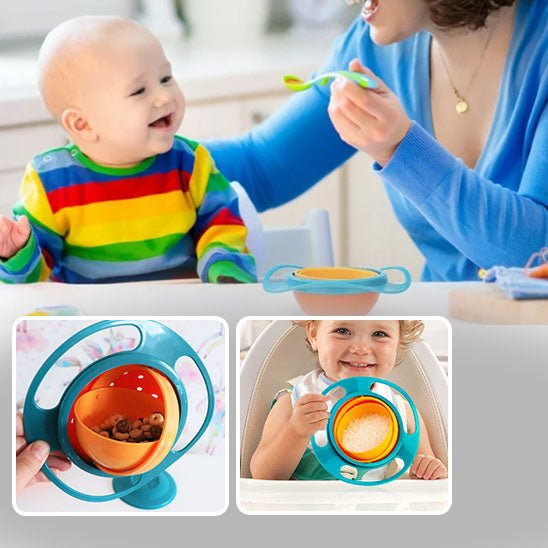 KiddyBowl™ - Solution repas amusante et anti renversement pour votre enfant. - Câlins Bébés