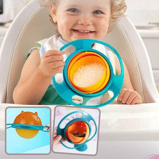 KiddyBowl™ - Solution repas amusante et anti renversement pour votre enfant. - Câlins Bébés